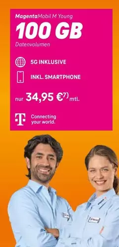 Magenta - Mobil M Young 100 GB Datenvolumen