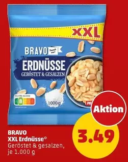 Bravo - Erdnüsse Geröstet & Gesalzen