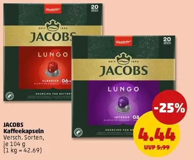 Kaffeekapseln Lungo
