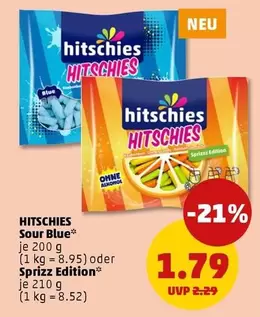 Hitschies Sour Blue or Sprizz Edition