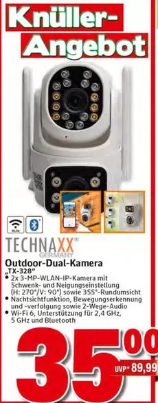 Outdoor-Dual-Kamera TX-326