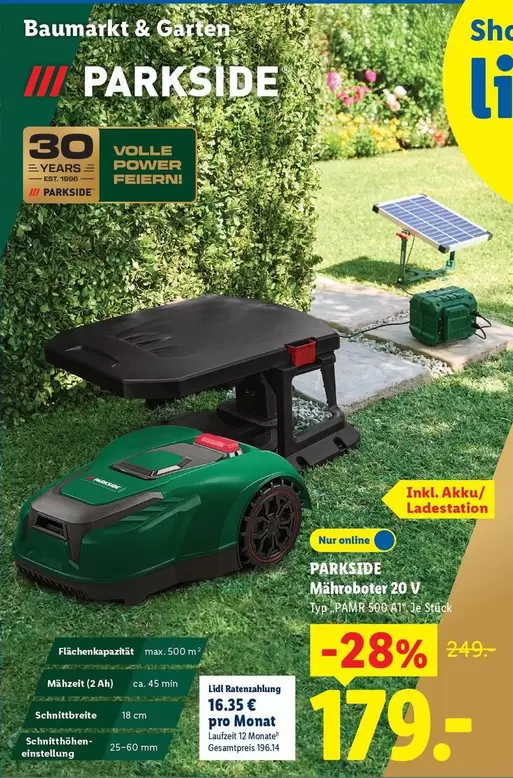 Mähroboter 20 V