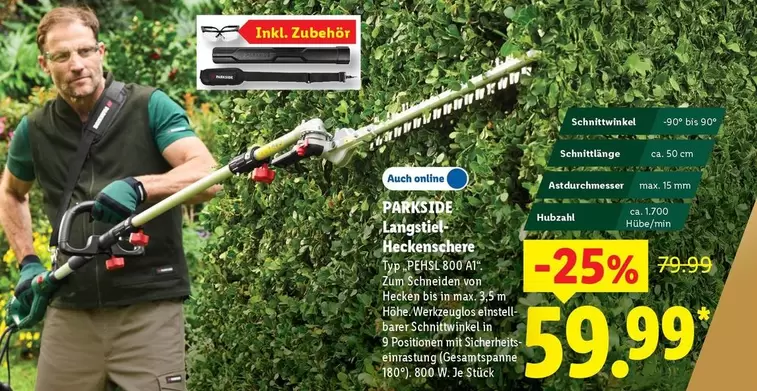 Langstiel Heckenschere