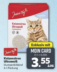 Katzenstreu Ultraweiß klumpenbildend