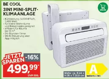 3IN1 MINI-SPLIT-KLIMAANLAGE
