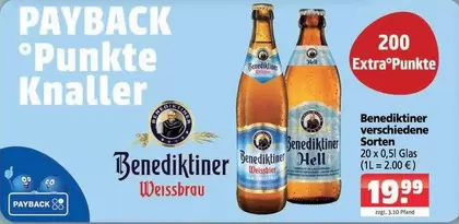 Benediktiner Weissbier & Hell