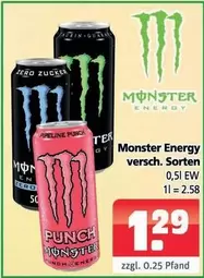 Monster - Energy versch. Sorten