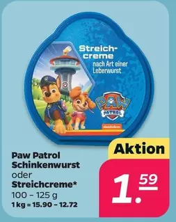 Paw Patrol - Schinkenwurst oder Streichcreme