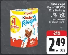 Kinder - Riegel 10er + 1 GRATIS