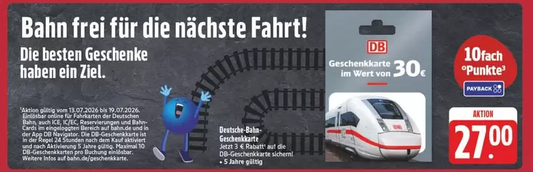 Wert - Geschenkkarte im von 30€