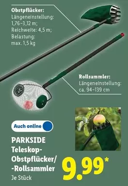 Teleskop-Obstpflücker/ -Rollsammler