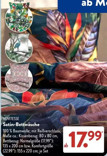 Satin-Bettwäsche