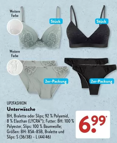 BH, Bralette oder Slips