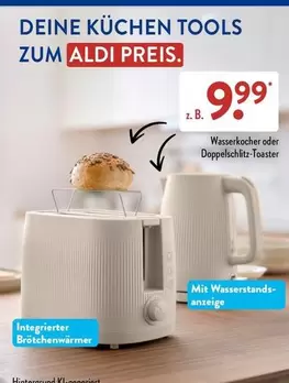 Wasserkocher oder Doppelschlitz-Toaster