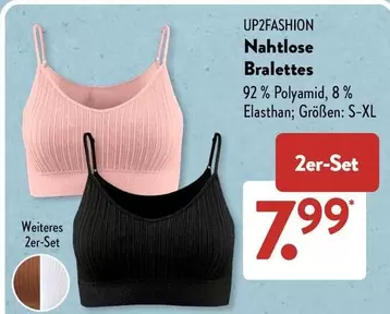 Nahtlose Bralettes