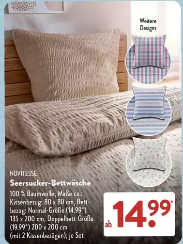 Seersucker-Bettwäsche