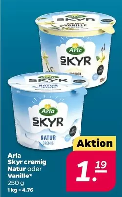 Skyr cremig Natur oder Vanille