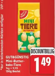 Mini-Butter-keks-Tiere
