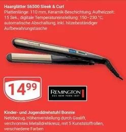 Remington - Haarglätter S6500 Sleek & Curl