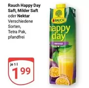 Happy - Day Saft, Milder Saft oder Nektar