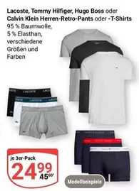 Lacoste - Herren-Retro-Pants oder T-Shirts