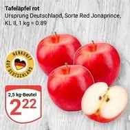 Tafeläpfel rot