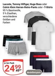 Lacoste - Herren-Retro-Pants oder T-Shirts