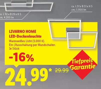 LED-Deckenleuchte