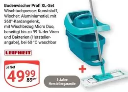 Bodenwischer Profi XL-Set