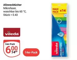 Vileda - Allzwecktücher Mikrofaser