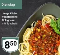 Vegetarische Bolognese mit Spaghetti