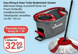 Vileda - Easy Wring & Clean Turbo-Bodenwisch-System