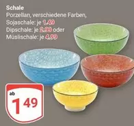 Schale Porzellan