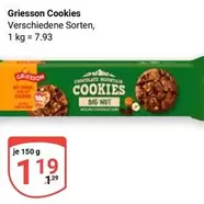 Griesson Cookies Chocolate Mountain Big Nut