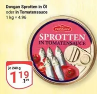 Sprotten in Tomatensauce