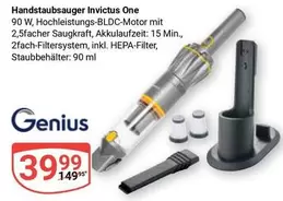 Genius - Handstaubsauger Invictus One