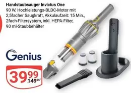 Genius - Handstaubsauger Invictus One