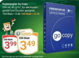 Kopierpapier Go Copy DIN A4, 80 g/m