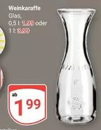 Weinkaraffe Glas