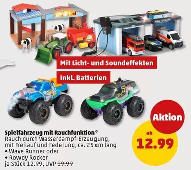 Wave - Spielfahrzeug mit Rauchfunktion