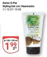 Swiss - Styling Gel oder Haarwachs