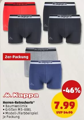 Kappa - Herren-Retroshorts