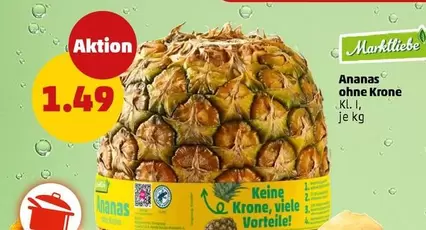 Krone - Ananas ohne