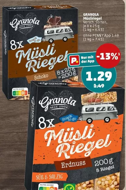 Granola - Müsli Riegel