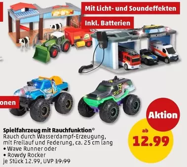 Wave - Spielzeugfahrzeug mit Rauchfunktion