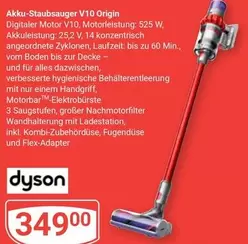 Dyson - Akku-Staubsauger V10 Origin