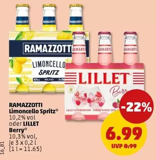 Ramazzotti - Limoncello Spritz oder Berry