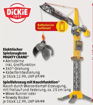 Wave - Elektrischer Spielzeugkran MIGHTY CRANE