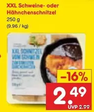 XXL Schweine- oder Hähnchenschnitzel