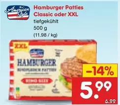 Hamburger Patties Classic oder XXL
